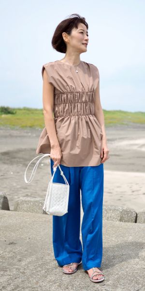 40代女性 カジュアルスタイル アフター